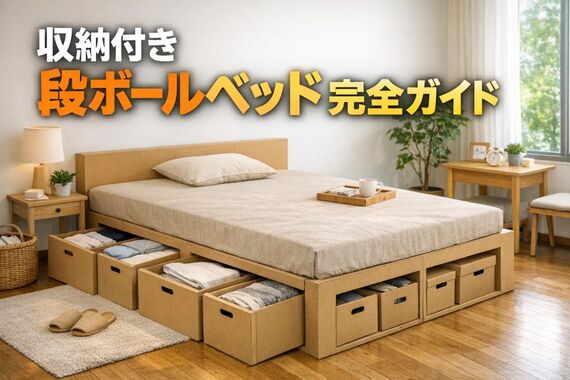 30 段ボールベッド 収納